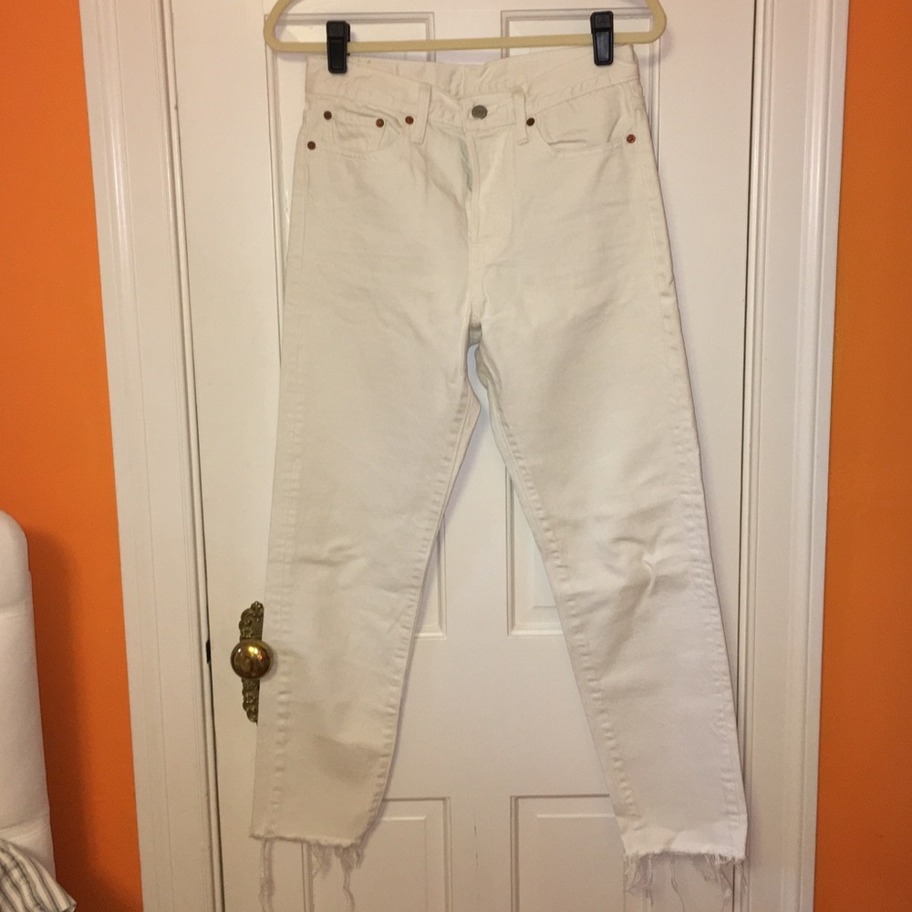 Levi White Jeans